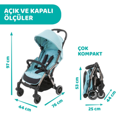Chicco Cheerio Bebek Arabası Hydra