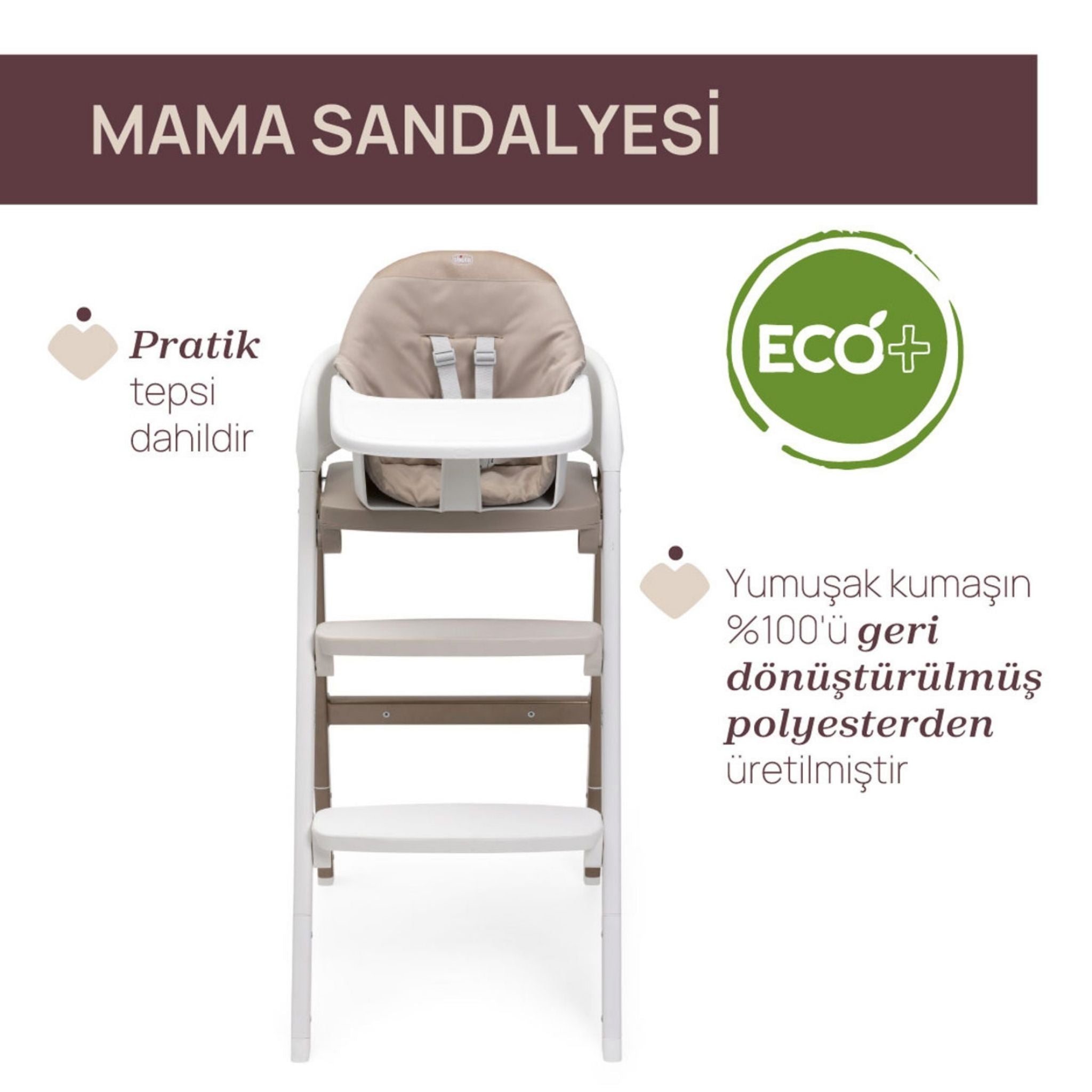 Chicco Crescendo Up Highchair Etna Black Re Lux