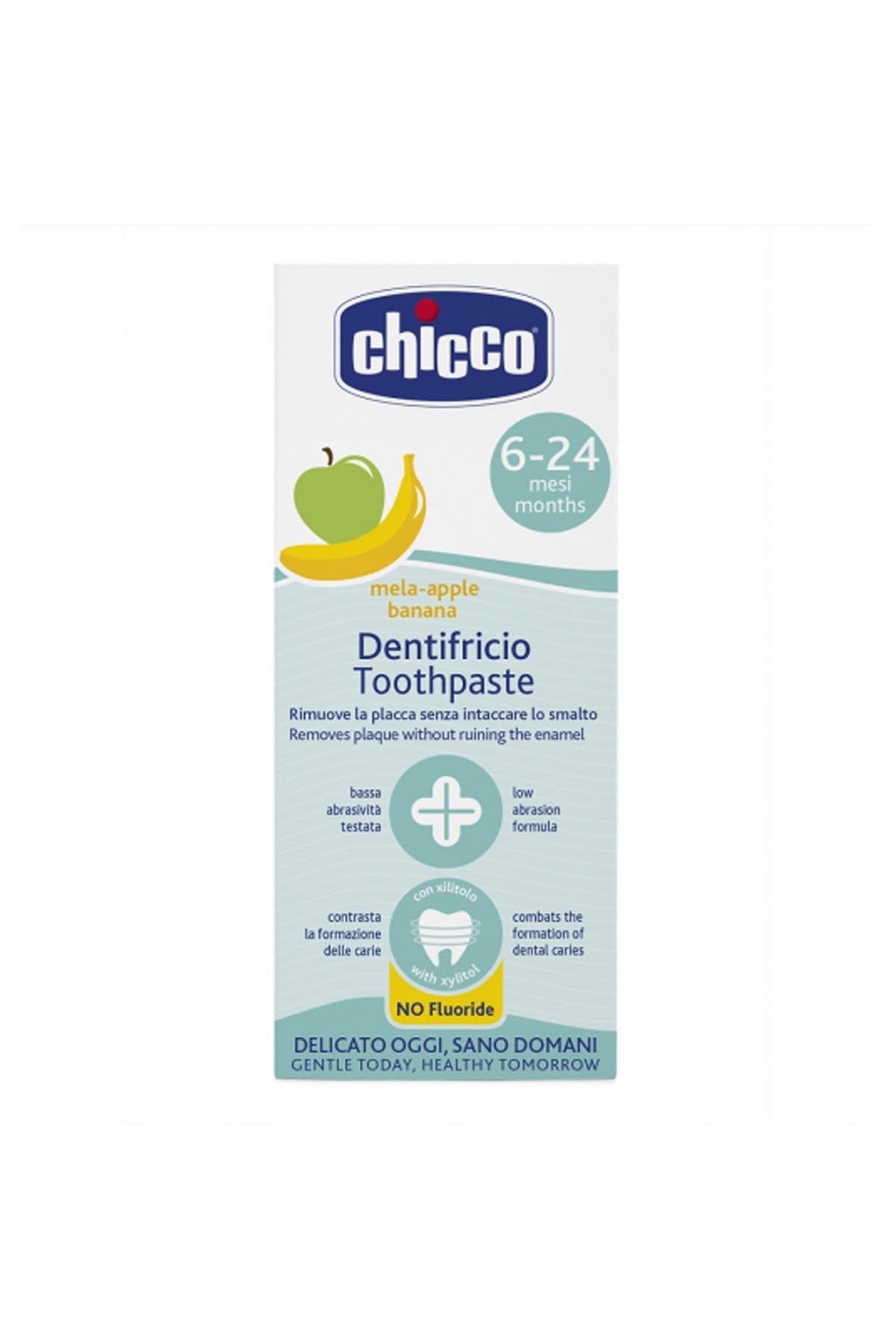 Chicco Elmalı Muzlu Diş Macunu