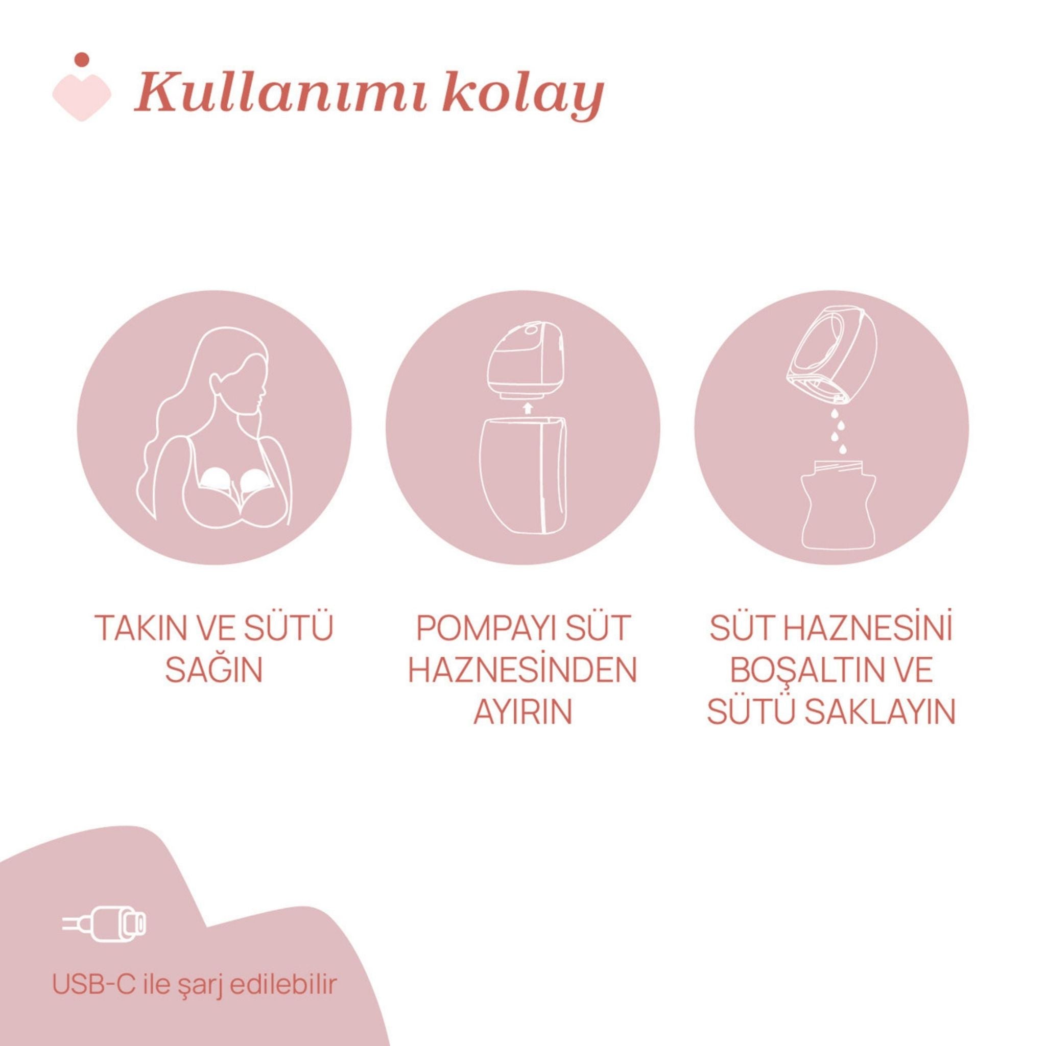 Chicco Giyilebilir Çiftli Göğüs Pompası