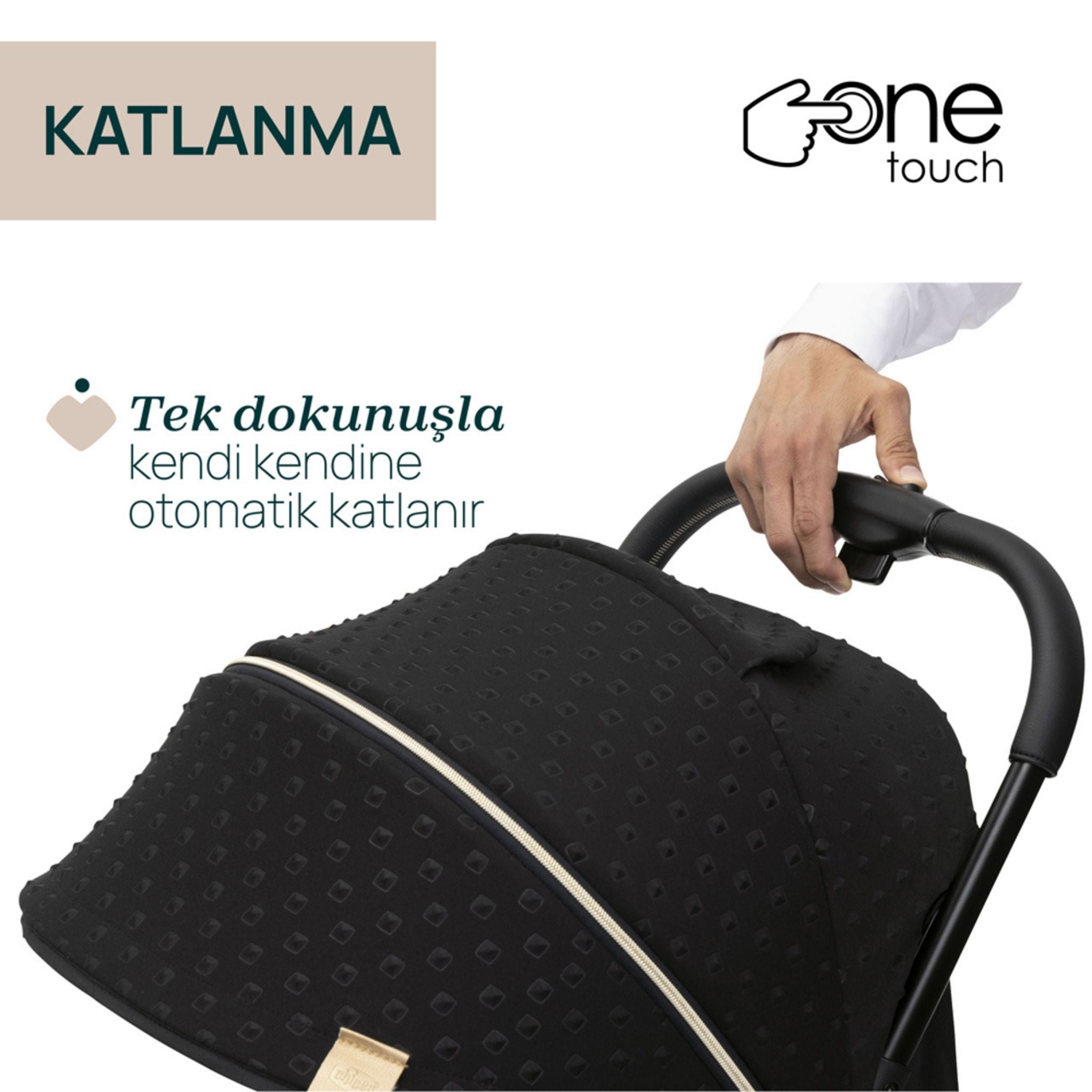 Chicco Goody Xplus Bebek Arabası Black Re Lux