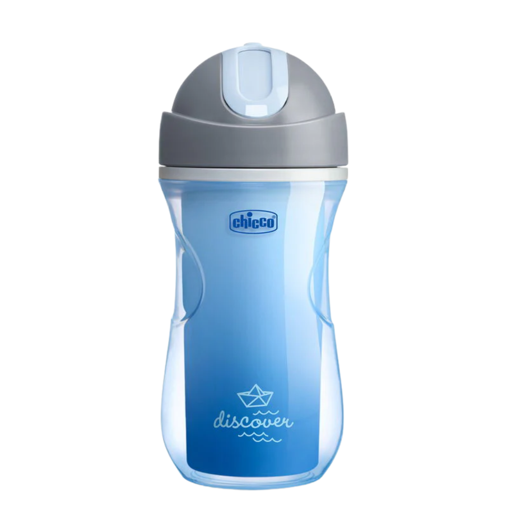 Chicco Isı Yalıtım Spor Bardak Pipetli Erkek - Welcome Baby