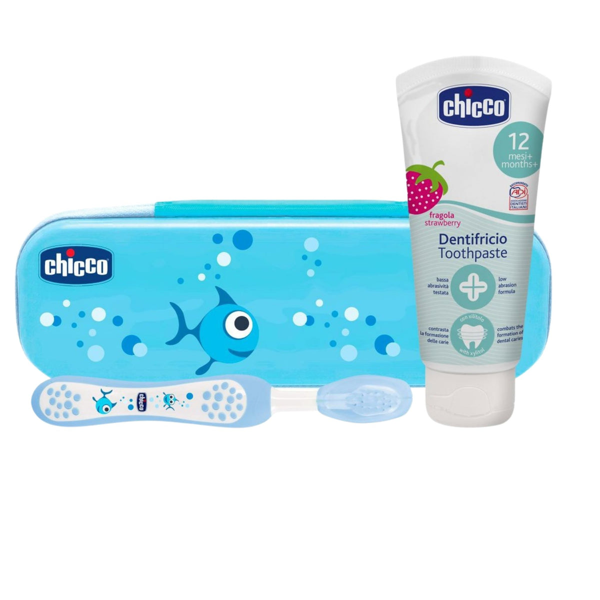 Chicco Mavi Diş Fırça Seti