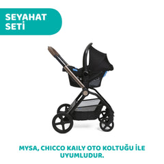 Chicco Mysa Bebek Arabası Black Satin