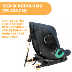 Chicco Myseat I-Size Oto Koltuğu India Ink
