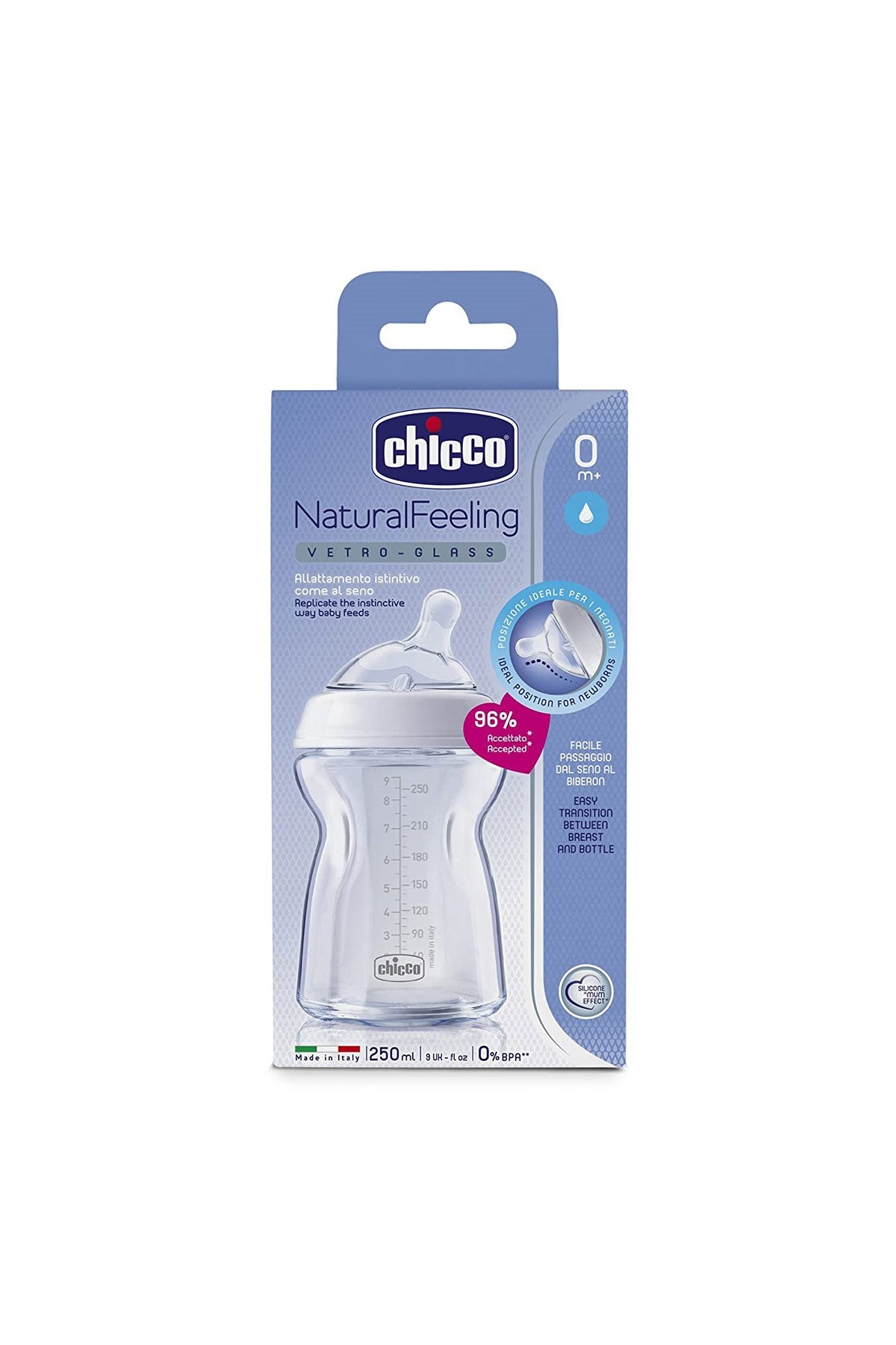 Chicco Natural Feeling 0AY+ 250 Ml Biberon