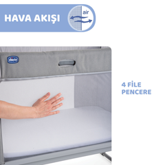 Chicco Next2Me Forever Anne Yanı Beşik Cot Rice
