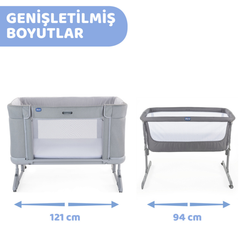 Chicco Next2Me Forever Anne Yanı Beşik Cot Rice