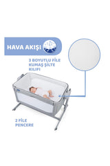 Chicco Next2me Magic Anne Yanı- Gri