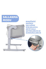 Chicco Next2me Magic Anne Yanı- Gri
