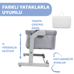 Chicco Next2Me Magic Evo Anne Yanı Beşik Desert Taupe