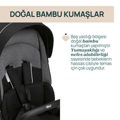 Chicco One4ever Lounge Bebek Arabası Black Beauty