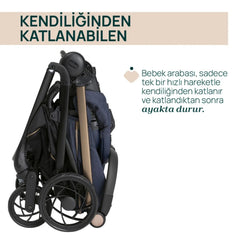 Chicco One4ever Lounge Bebek Arabası Denım Shıne