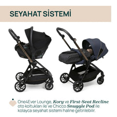 Chicco One4ever Lounge Bebek Arabası Denım Shıne