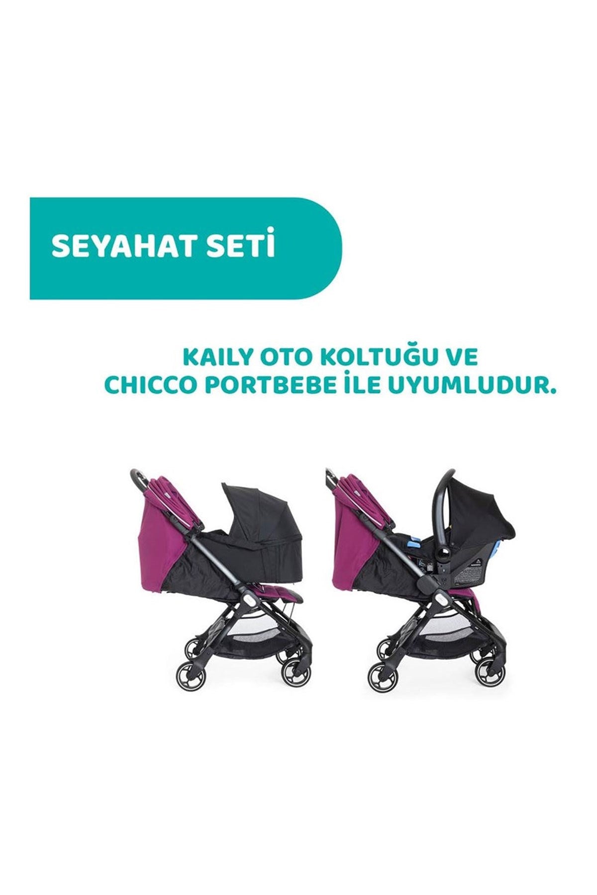 Chicco We Bebek Arabasi Black