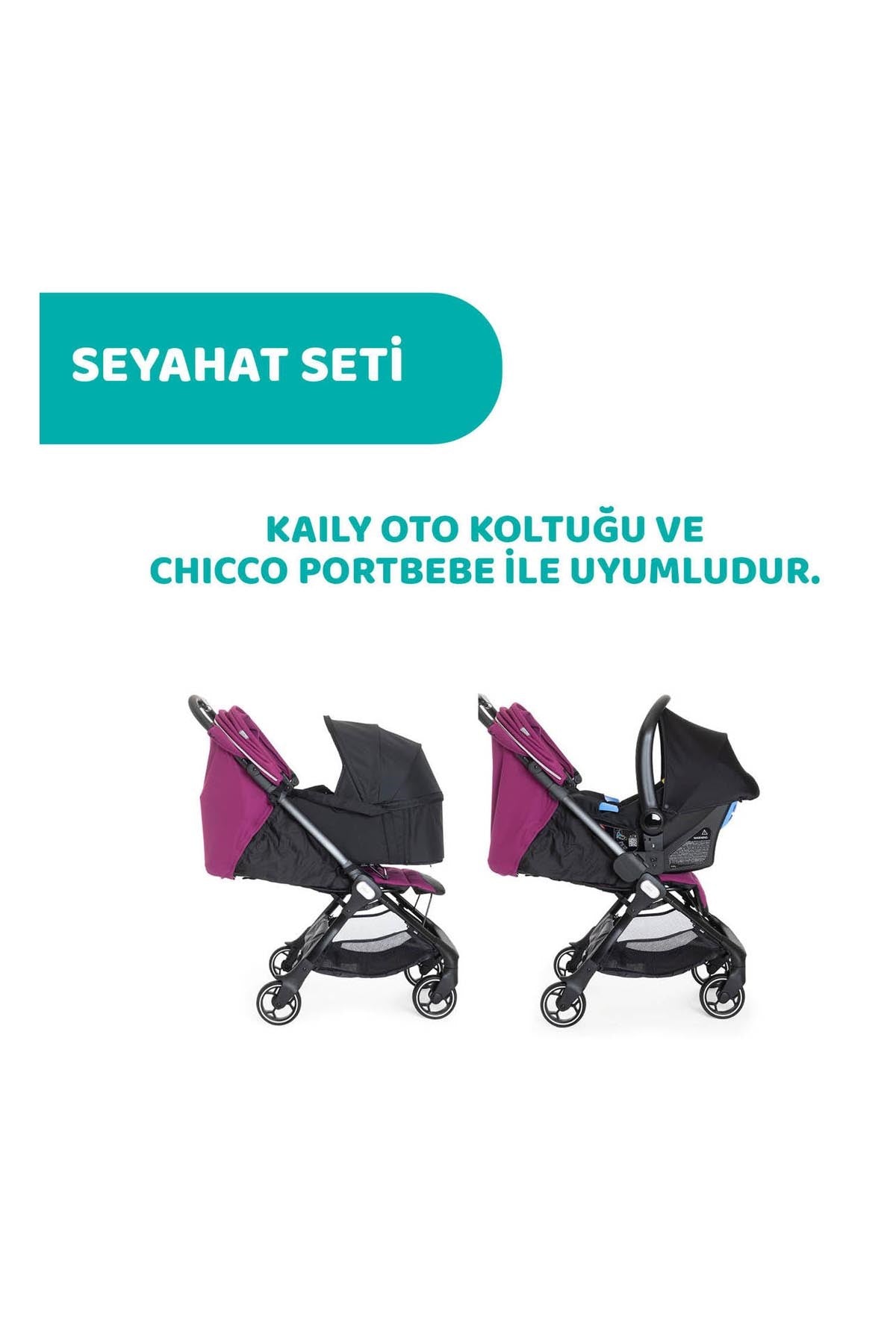 Chicco We Bebek Arabasi Cool Grey