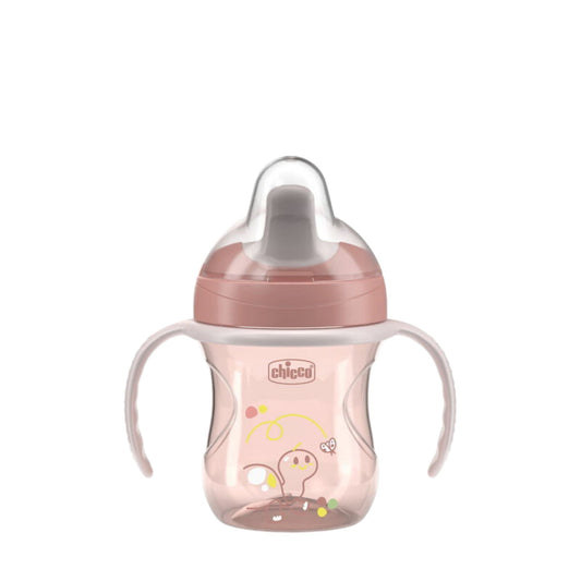 Chicco Yarı Yumuşak Uçlu Bardak Kız Pembe