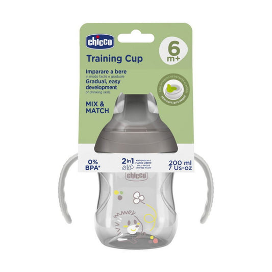 Chicco Yarı Yumuşak Uçlu Bardak Unisex Gri 