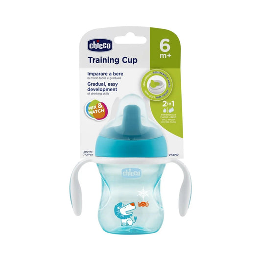 Chicco Yarı Yumuşak Uçlu Eğitici Bardak 6ay+ Erkek