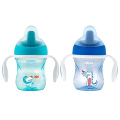 Chicco Yarı Yumuşak Uçlu Eğitici Bardak 6ay+ Erkek