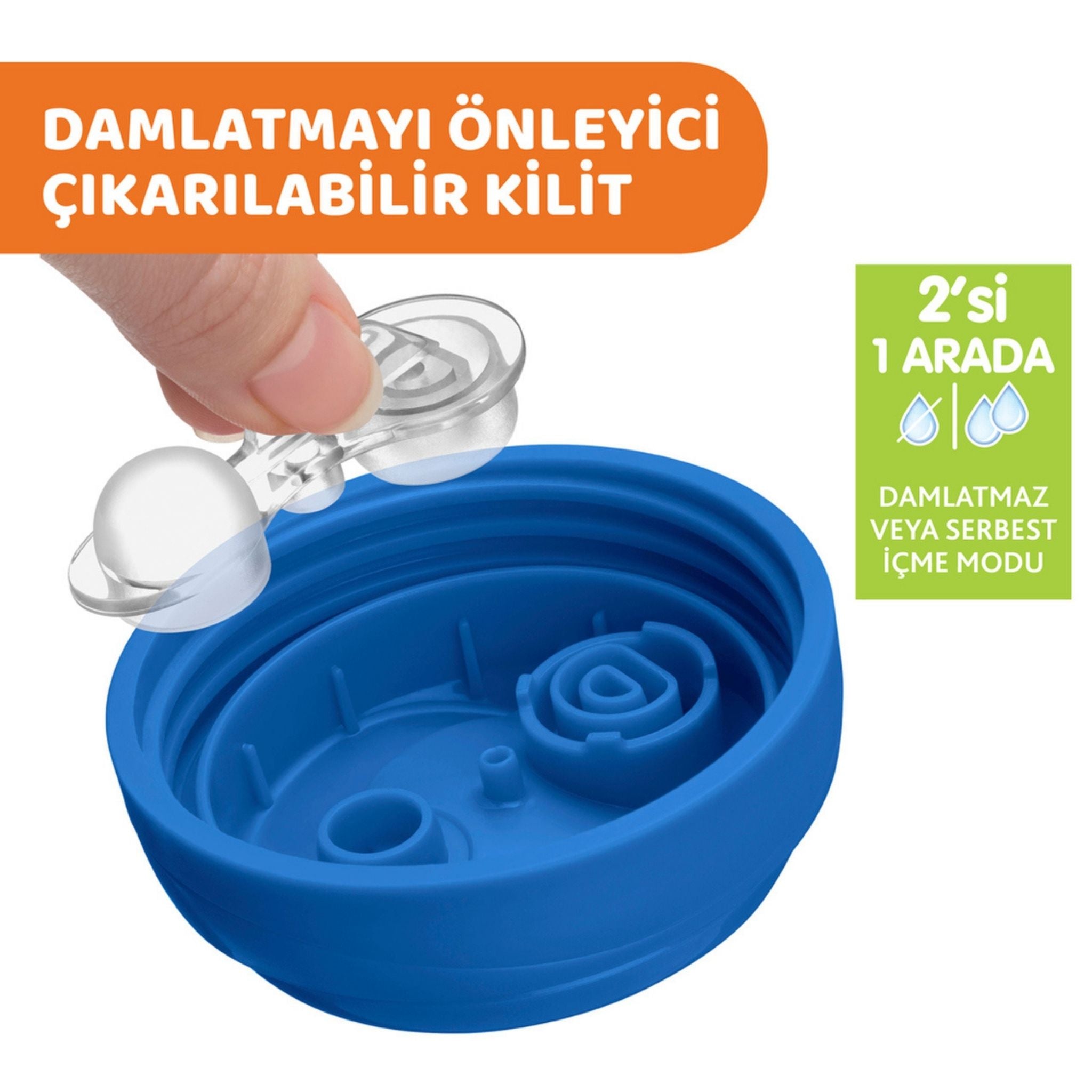 Chicco Yarı Yumuşak Uçlu Eğitici Bardak 6ay+ Erkek