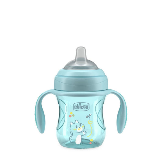 Chicco Yumuşak Uçlu Geçiş Bardağı Erkek Mavi