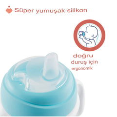 Chicco Yumuşak Uçlu Geçiş Bardağı Erkek Mavi
