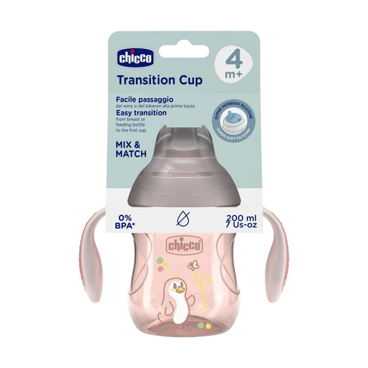 Chicco Yumuşak Uçlu Geçiş Bardağı Kız Pembe 