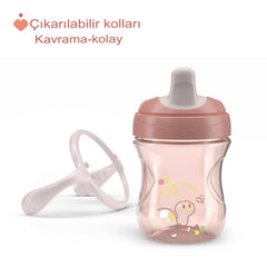 Chicco Yumuşak Uçlu Geçiş Bardağı Kız Pembe 5