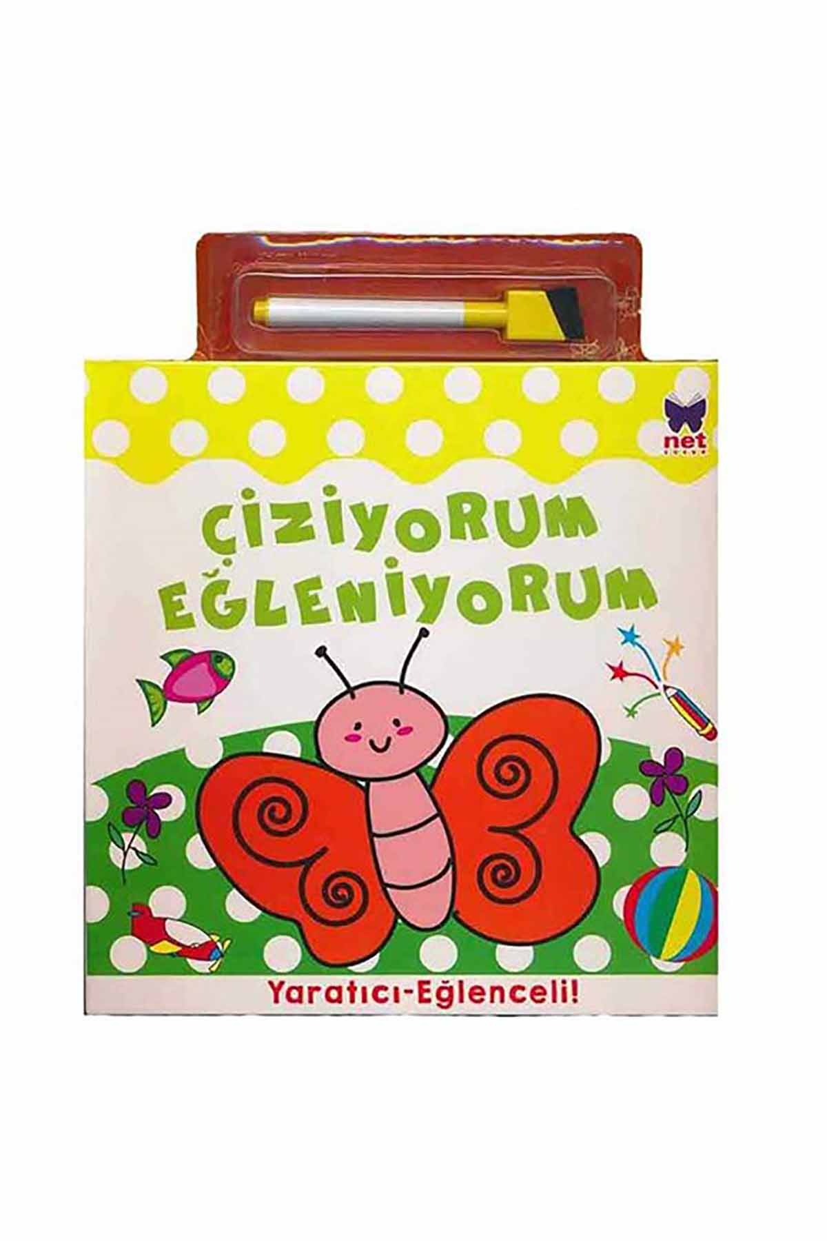 Net Kitap Çiziyorum Eğleniyorum Sarı - Welcome Baby