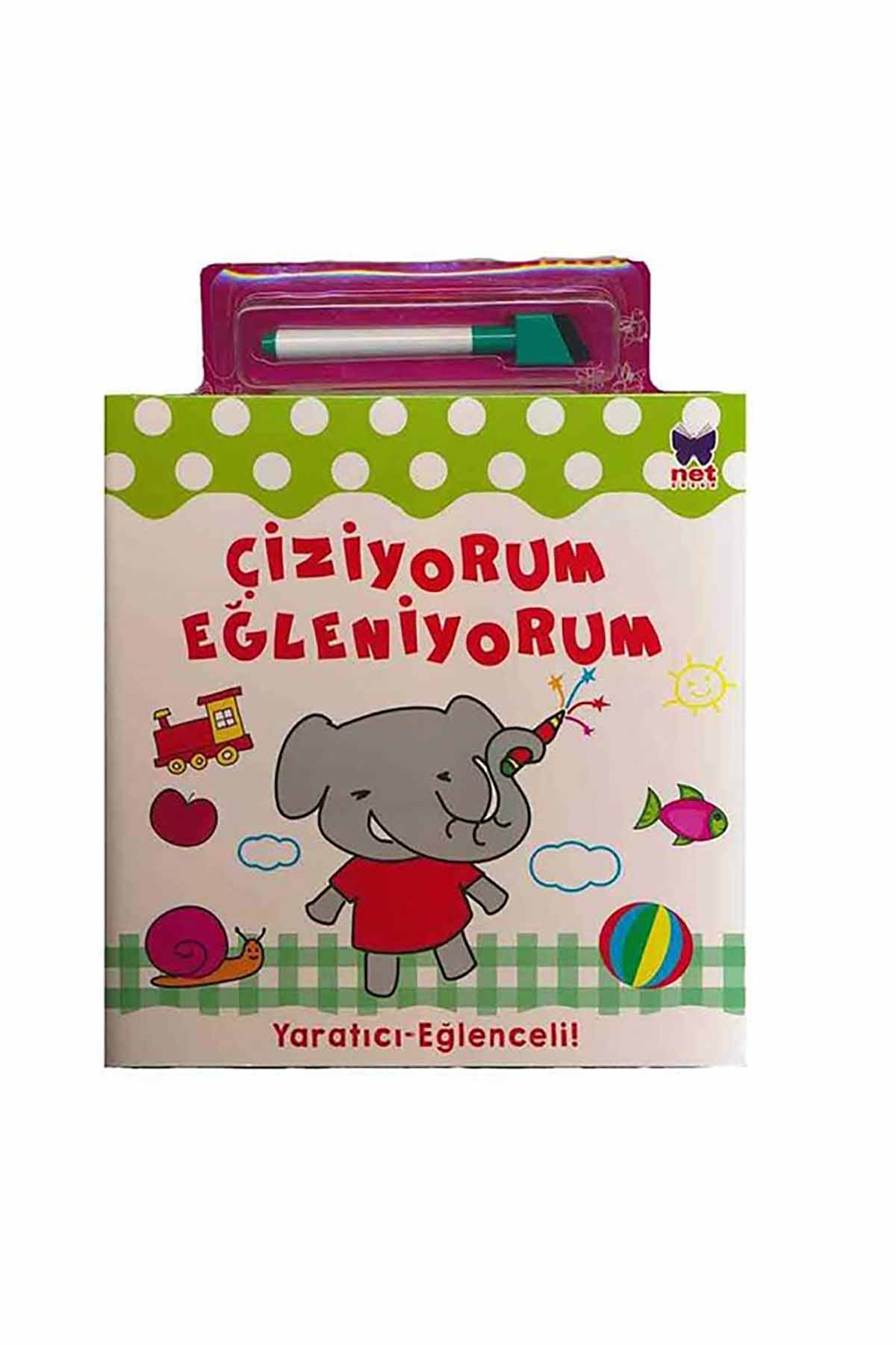Net Kitap Çiziyorum Eğleniyorum Yeşil