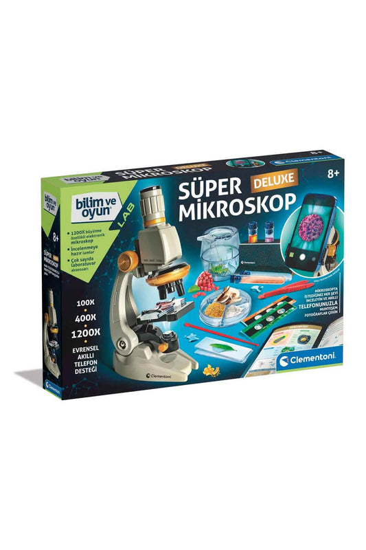 Clementoni Bilim ve Oyun Süper Mikroskop