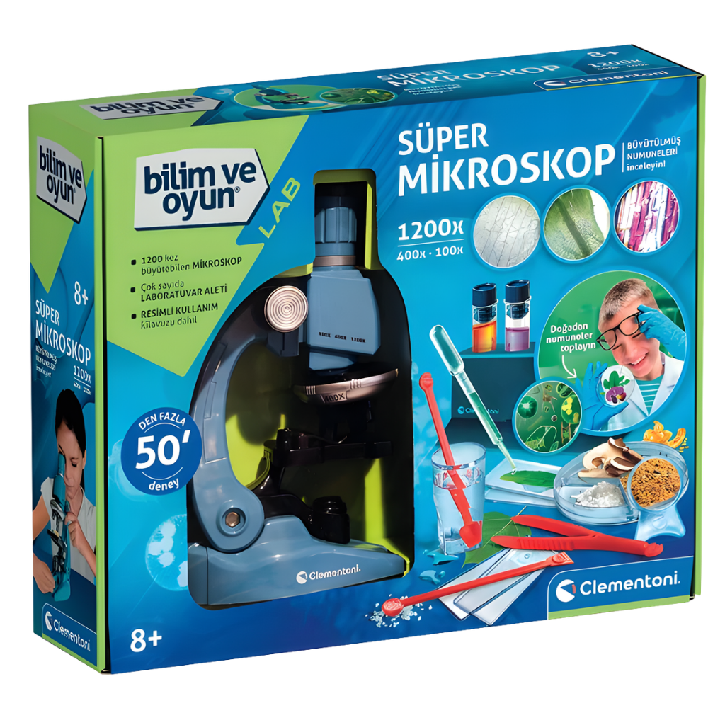 Clementoni Bilim Ve Oyun Süper Mikroskop