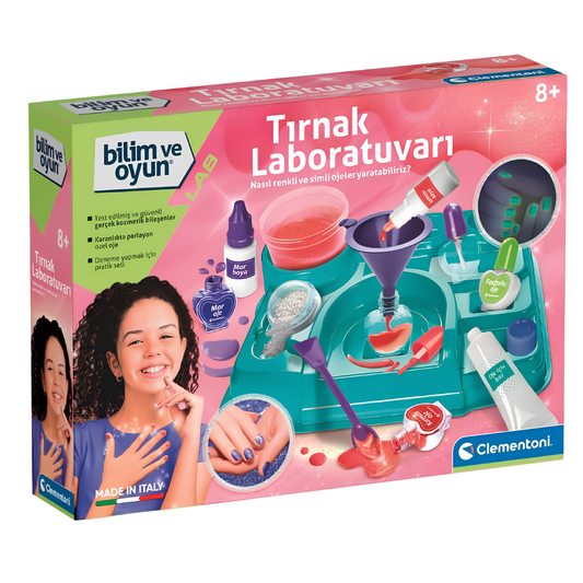 Clementoni Bilim ve Oyun Tırnak Laboratuvarı