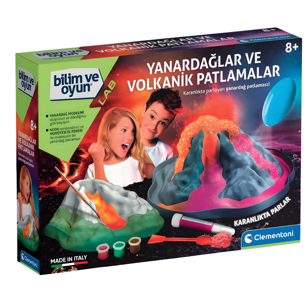 Clementoni Bilim ve Oyun Yanardağlar Ve Volkanik Patlamalar