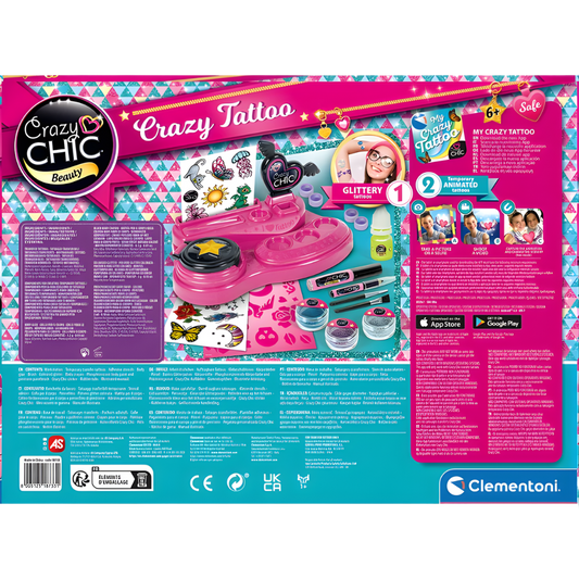 Clementoni Crazy Chic Çılgın Dövmeler