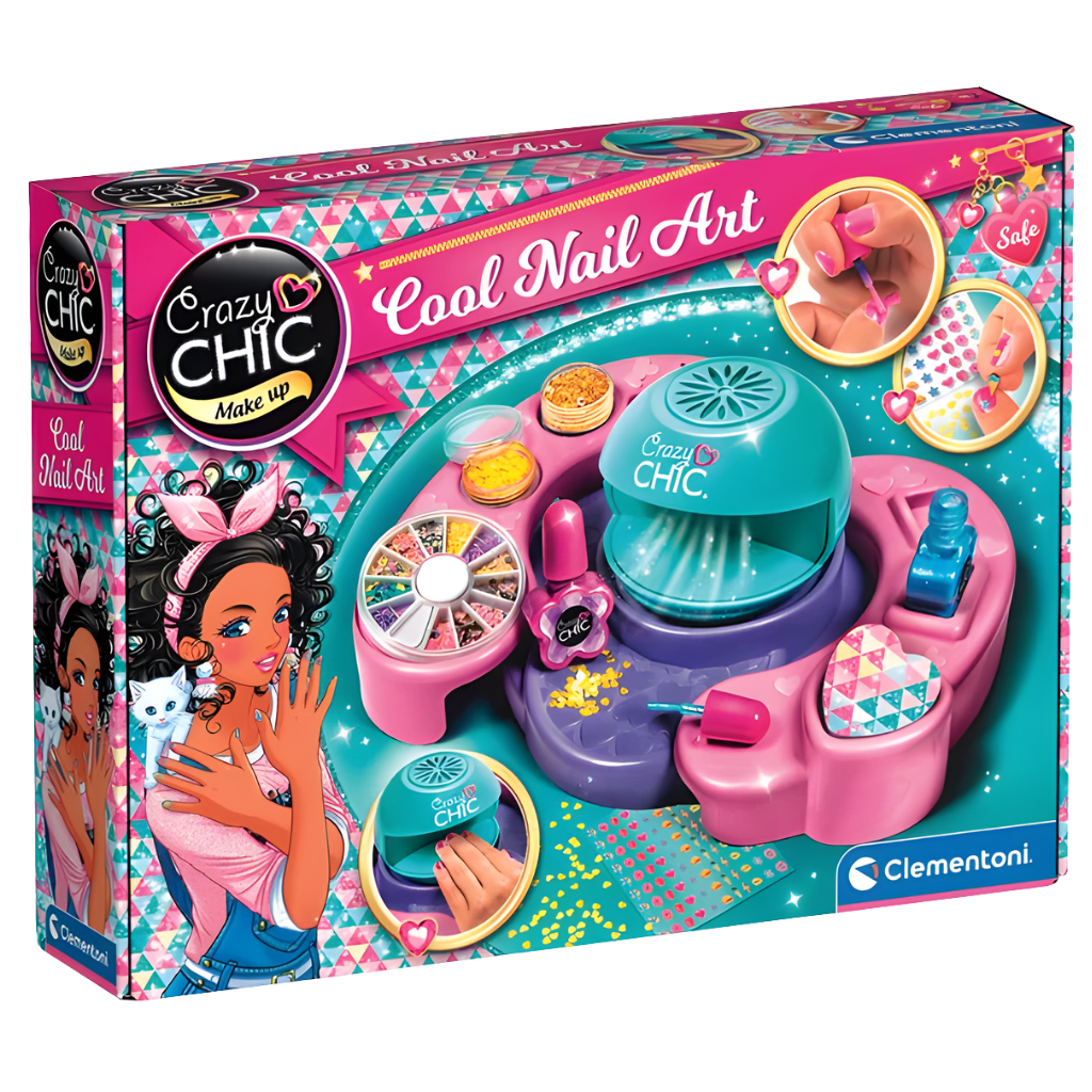 Clementoni Crazy Chic Havalı Tırnak Tasarımları