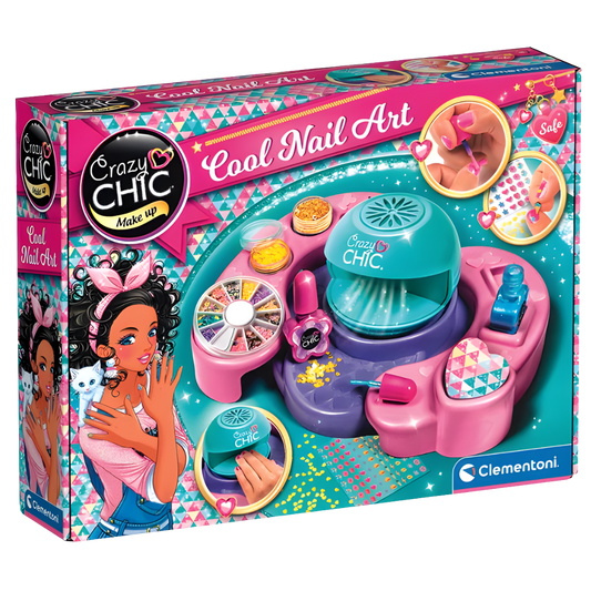 Clementoni Crazy Chic Havalı Tırnak Tasarımları