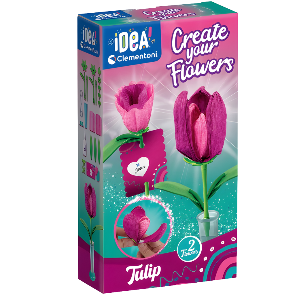 Clementoni Idea Çiçek Tasarım Seti Lale
