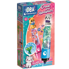 Clementoni Idea Fosforlu Kalem Tasarım Seti Evcil Hayvanlar