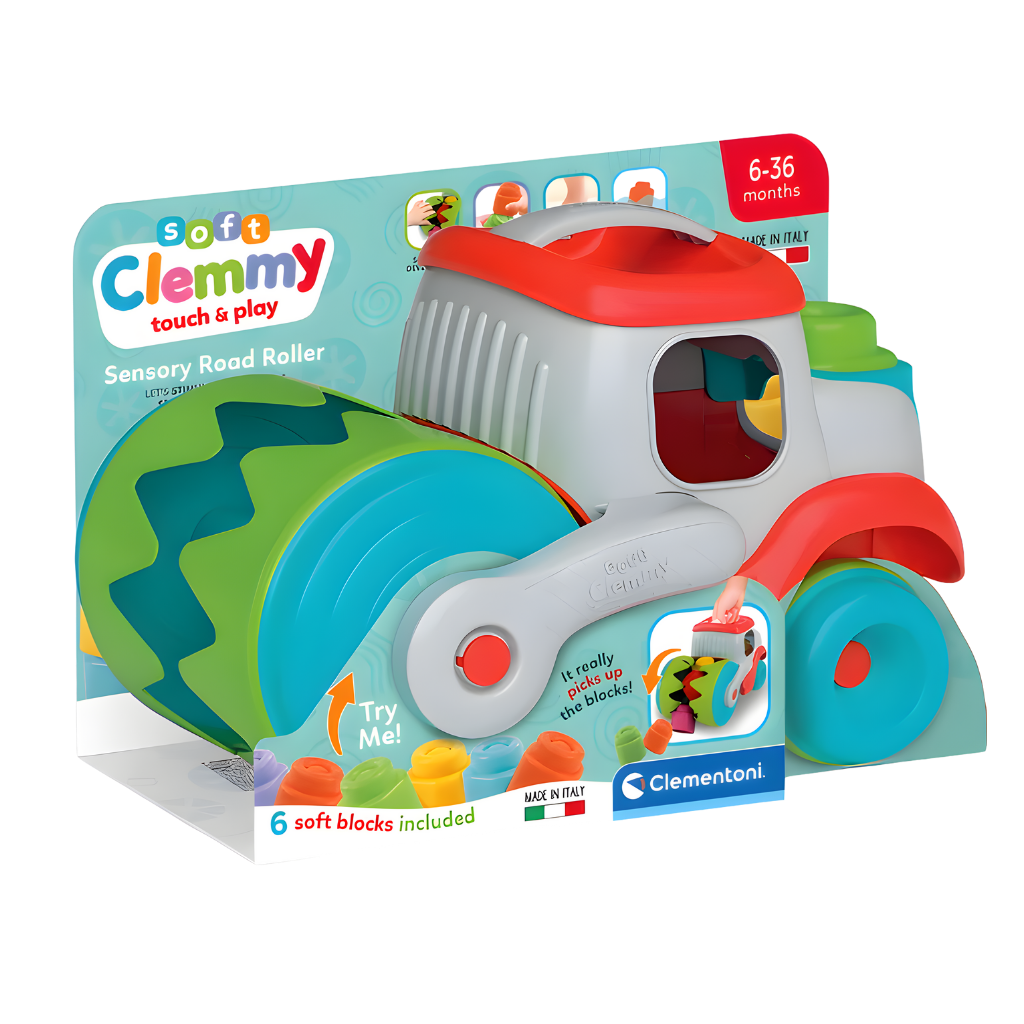 Clementoni Soft Clemmy Yumuşak Blok Duyusal Silindir Kamyon