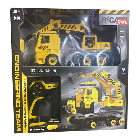 Ctoys 1:18 Işıklı Uzaktan Kumandalı Sök Tak Vinç Kamyon