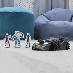 DC Comics Batman Crusader Batmobile Aracı ve Figür Seti 10cm