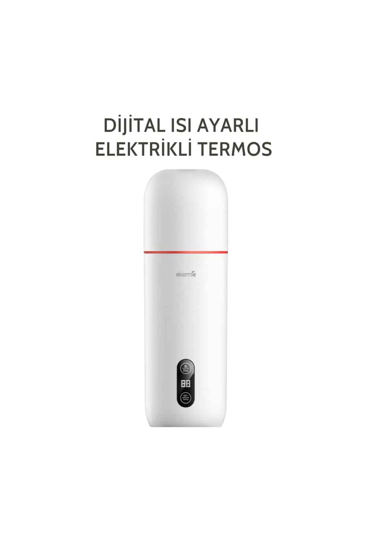 Deerma Dem Dijital Isı Ayarlı Elektrikli Termos