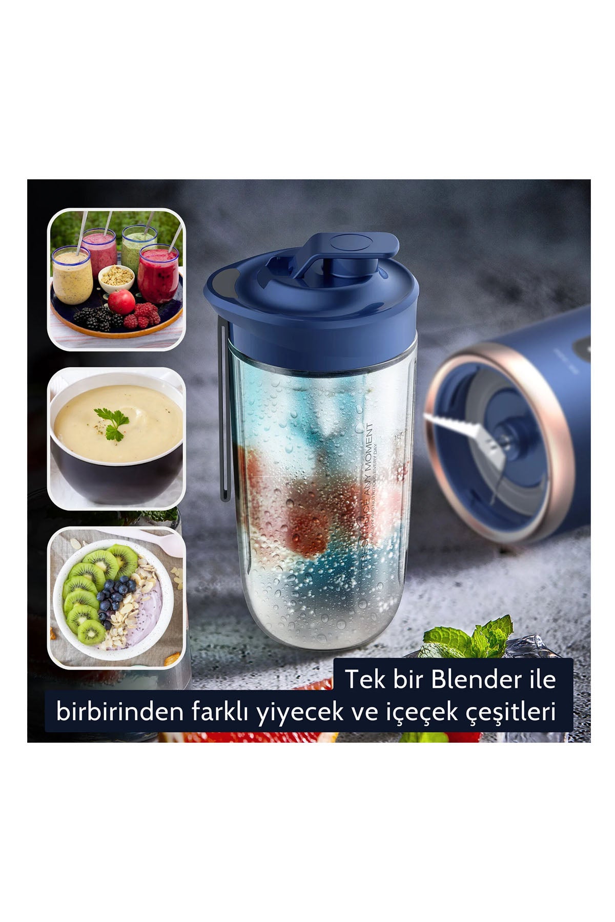 Deerma Nu06 Portatif Şarjlı Blender