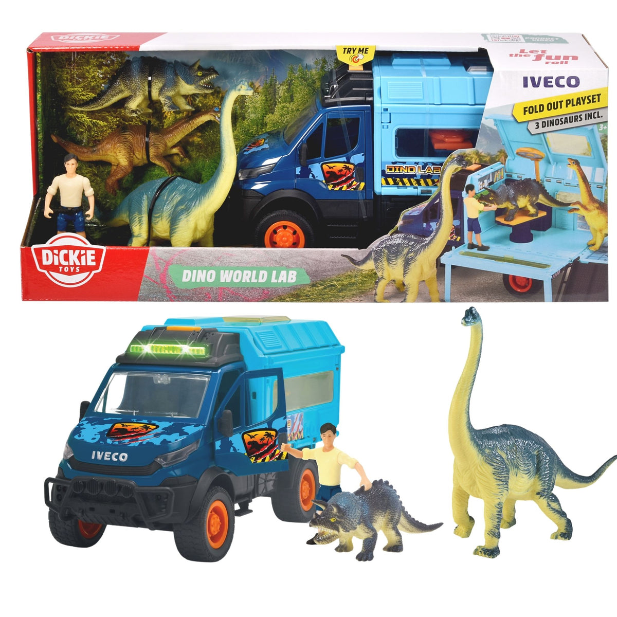 Dickie Dinozor Dünyası Laboratuvar Arabası Oyun Seti