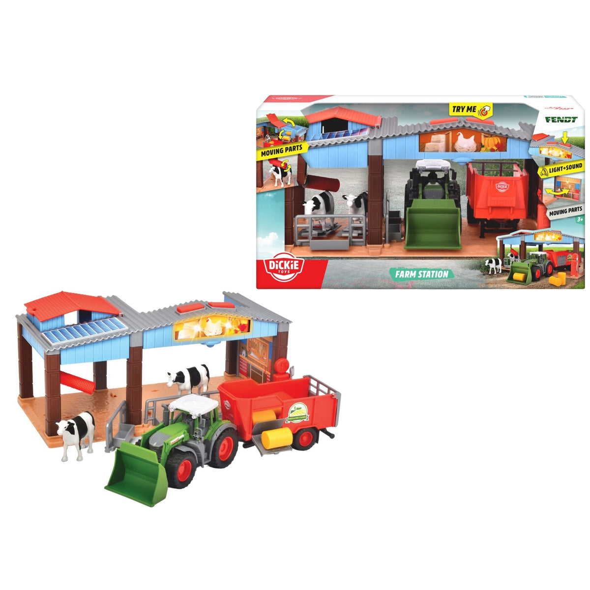 Dickie Işıklı Sesli Çiftlik İstasyonu Oyun Seti 30cm