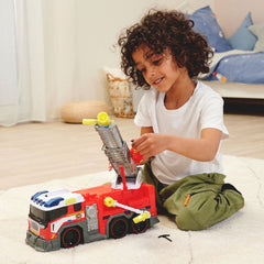 Dickie İtfaiye Aracı, Sesli ve Işıklı, Uzatılabilir Merdivenli, Su Fonksiyonlu, 36 cm
