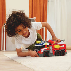 Dickie İtfaiye Aracı, Sesli ve Işıklı, Uzatılabilir Merdivenli, Su Fonksiyonlu, 36 cm