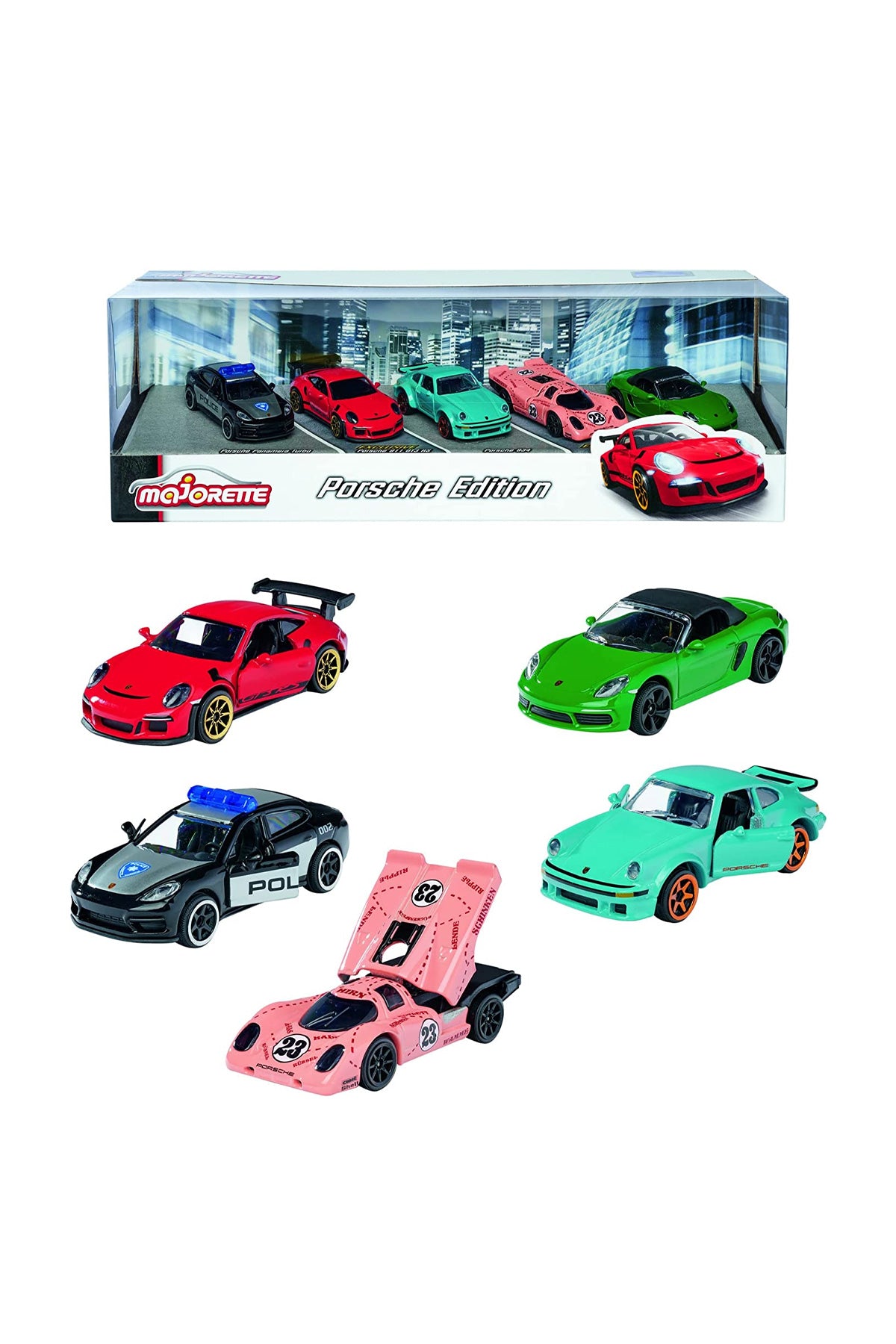 Dickie Majorette Porsche 5 Pieces Giftpack